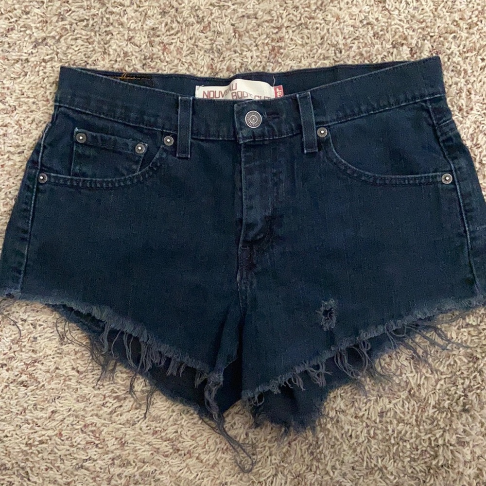 Levi’s Black Jean Shorts